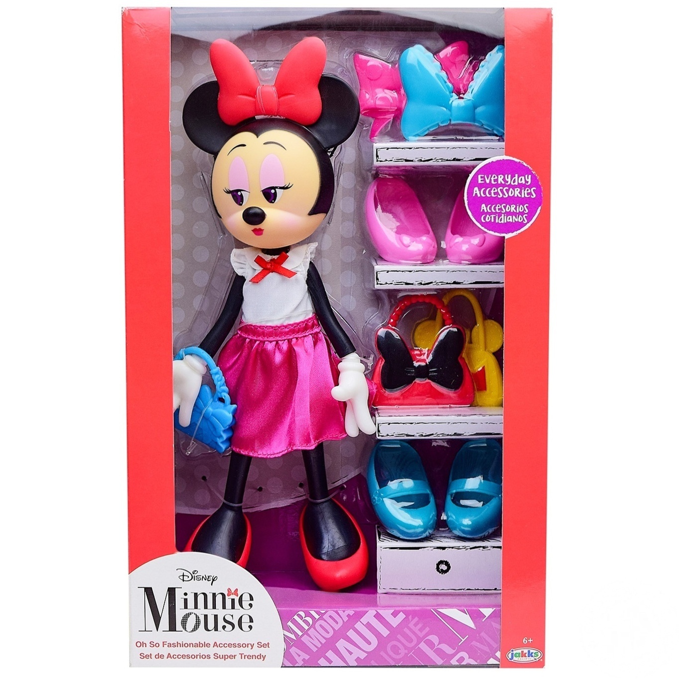

Игрушка Minnie Mouse кукла 28x18x8см
