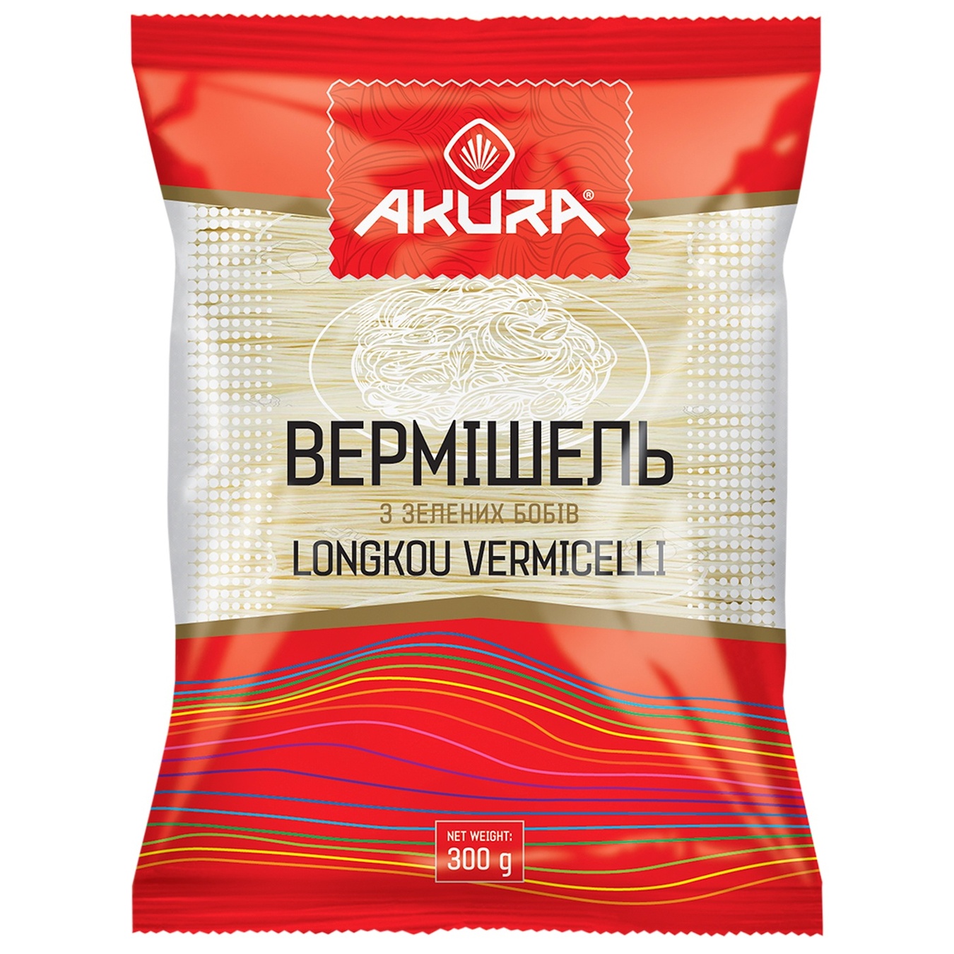 

Макаронные изделия Akura Вермишель из зеленых бобов 300г