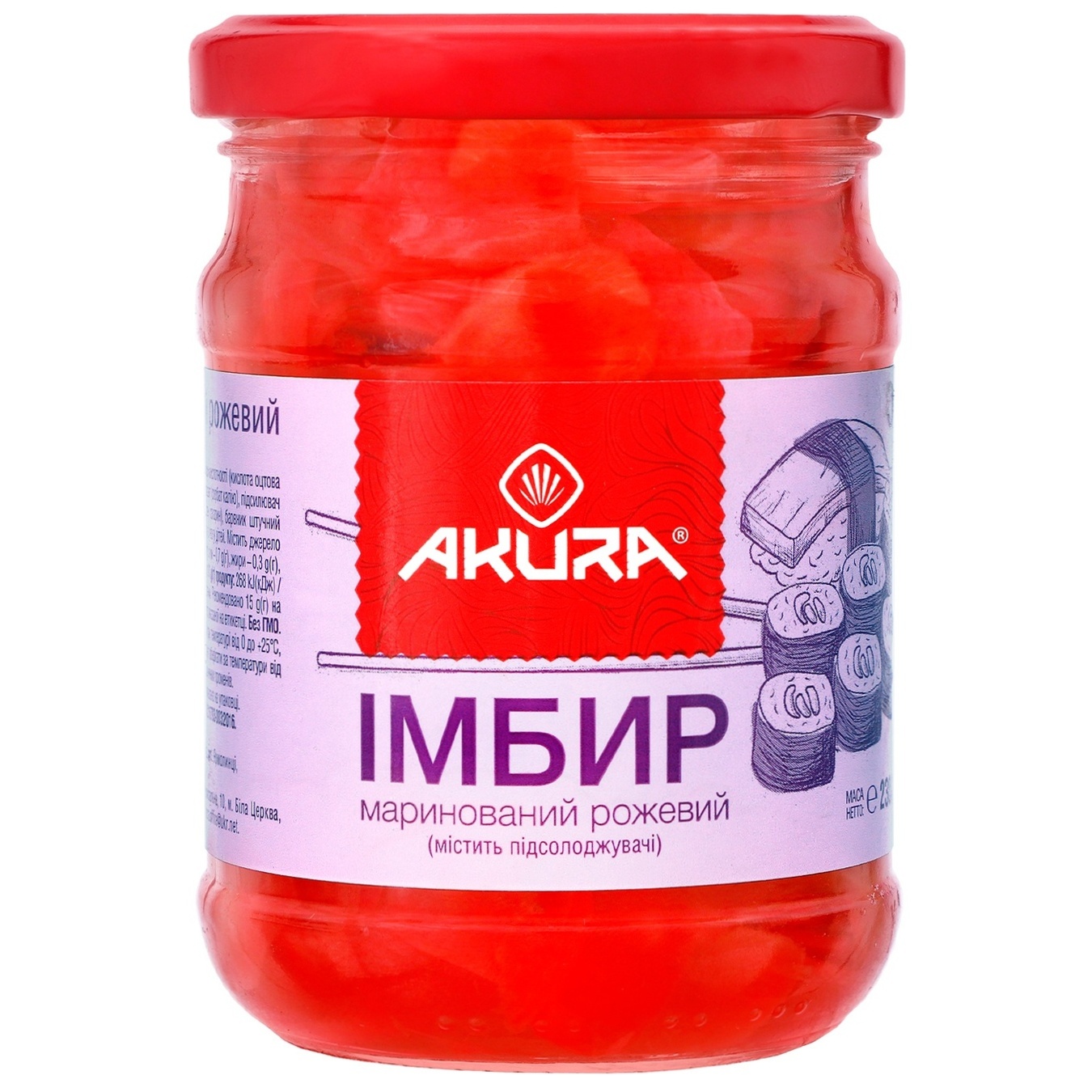 

Имбирь Akura маринованный 230г
