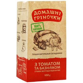 Грінки Домашні гріночки з томатом а базиліком 100г - купити, ціни на - фото 3