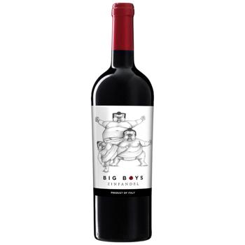 Вино Mare Magnum Big Boys Zinfandel красное сухое 14,5% 0,75л - купить, цены на Auchan - фото 1