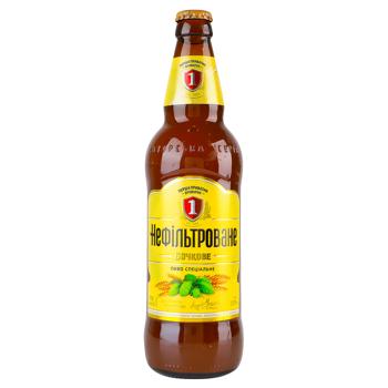 Persha Privatna Brovarnya Draft Unfiltered Special Light Beer 4.3% 0.5l - buy, prices for Ideal - photo 1