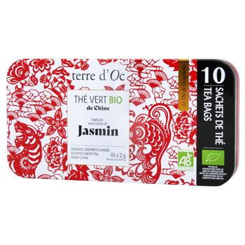 Terre d'Oc Bio Jasmine Green Tea 10pcs - buy, prices for COSMOS - photo 3