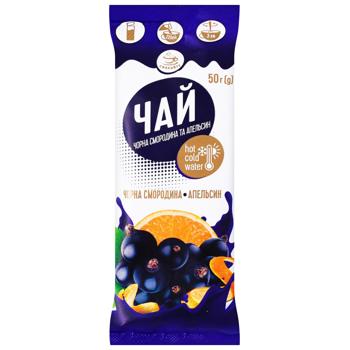 Чай концентрат Смакуйте Черная смородина и апельсин 50г - купить, цены на КОСМОС - фото 1