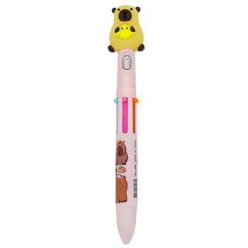 Ручка кулькова Капібара LED 6 кольорів в асортименті - купити, ціни на КОСМОС - фото 3