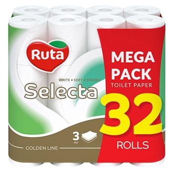 Ruta Selecta 3-ply Toilet Paper 32pcs