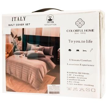 Colorful Home Muslin Stripe Bedding Set - buy, prices for Vostorg - photo 2