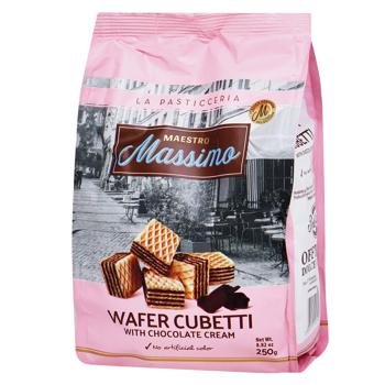 Maestro Massimo Waffles with Taste of Chocolate Cream 250g - buy, prices for NOVUS - photo 2