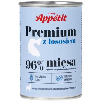 Корм вологий Comfy Appetit Premium з лососем для собак всіх порід 400г - купити, ціни на MasterZoo - фото 1