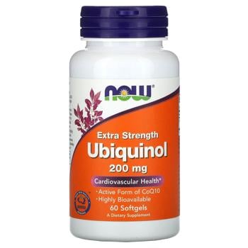 Now Foods Ubiquinol 200mg 60 softgels