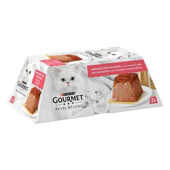 Gourmet Revelations Mousse with Salmon and Gravy Wet Food for Adult Cats 57g x 2pcs - buy, prices for COSMOS - photo 5