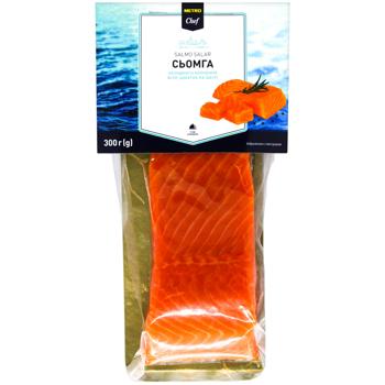 Metro Chef Cold Smoked Salmon Slice Fillet on Skin 300g