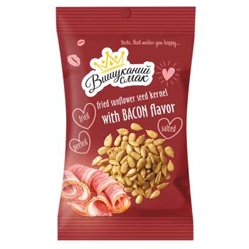 Vyshukanyy Smak Roasted Sunflower Kernels with Bacon Flavor 80g