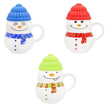 Snowman Mug in Assortment340ml 8030-291 - buy, prices for - photo 7