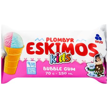 Rud Eskimos Kids Bubble Gum Plombir Ice Cream 70g - buy, prices for - photo 3