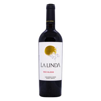 Вино La Linda Cabernet Sauvignon червоне сухе 14% 0,75л - купити, ціни на МегаМаркет - фото 1