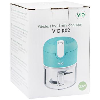 Измельчитель продуктов ViO K02 аккумуляторный бирюзовый 30Вт 250мл - купить, цены на - фото 3