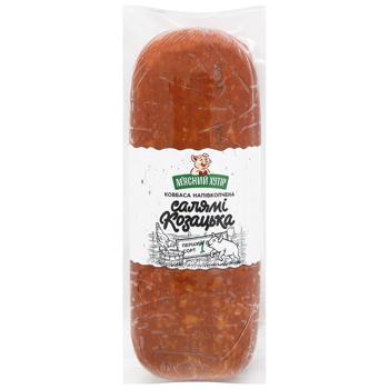 Myasny Khutir Salami Cossack Sausage of the First Grade Weight - buy, prices for Auchan - photo 1