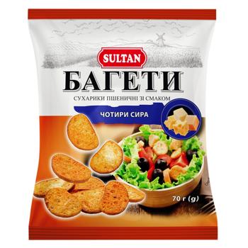 Rusks Sultan wheat cheese 70g - buy, prices for Ideal - photo 1