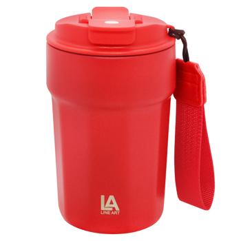 Line Art Comfy Red Thermal Mug 380ml - buy, prices for - photo 5