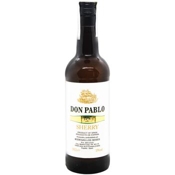 Don Pablo Wine Sherry Fino white dry 15% 0.75l - buy, prices for METRO - photo 1