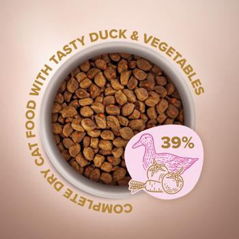 Корм сухой Club 4 Paws Premium Selection с уткой и овощами для кошек 1,5кг - купить, цены на MasterZoo - фото 2
