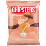 Flint Chipster's Potato Chips with Mushroom in Creamy Sauce Flavor 110g