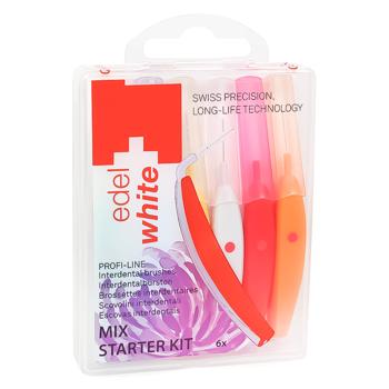 Edel White Brush for Interdental Spaces MIX 6pcs