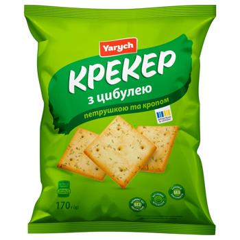 Крекер Yarych с луком петрушкой и укропом 170г - купить, цены на Auchan - фото 1