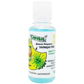 Leprekon Antiseptic alcoholic 75% 100ml - buy, prices for - photo 1