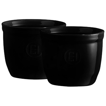 Emile Henry Black Dish Set 8.5cm 2pcs - buy, prices for WINETIME - photo 1