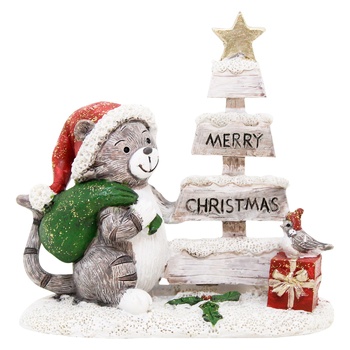 Фігурка Lefard Тигр з подарунками декоративна 11см - купити, ціни на - фото 1