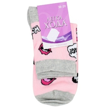 Legka Hoda Women's Socks s.25 light pink - buy, prices for ULTRAMARKET - photo 1