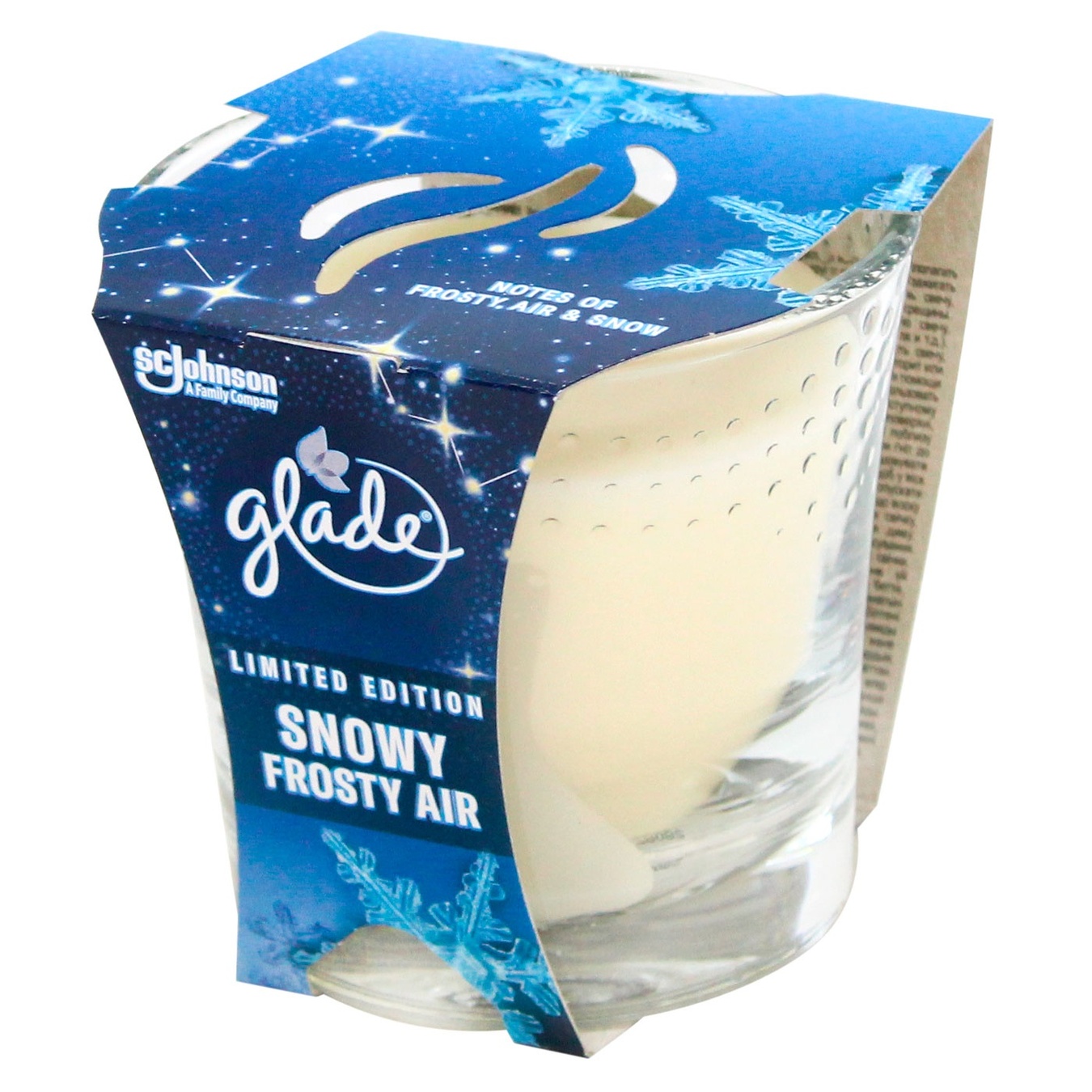

Свеча ароматизированная Glade Snowy Frosty Air 1шт