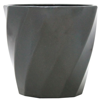 Flowerpot Wave 65mm graphite