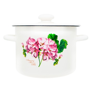 Idilia Amazing Flowers Pelargonium Milky Cylindrical Pan 4.5l - buy, prices for - photo 1