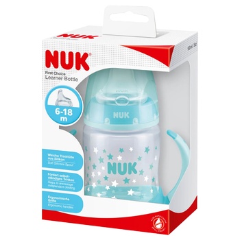 Пляшка Nuk First Choice пластикова з насадкою силіконовою 150мл - купити, ціни на - фото 6