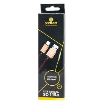 Xoko USB Cable Type-C SC-115a 1m - buy, prices for Auchan - photo 1