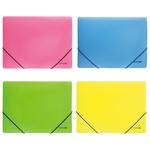 Economix Сolored Plastic Folder on Elastic Band A4