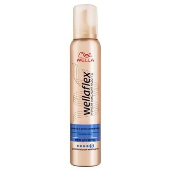 Wellaflex Volume and Restoration Hair Mousse Super Strong Fixation 200ml - buy, prices for - photo 1