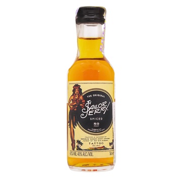 Ром Sailor Jerry 40% 0.05л - купити, ціни на КОСМОС - фото 1