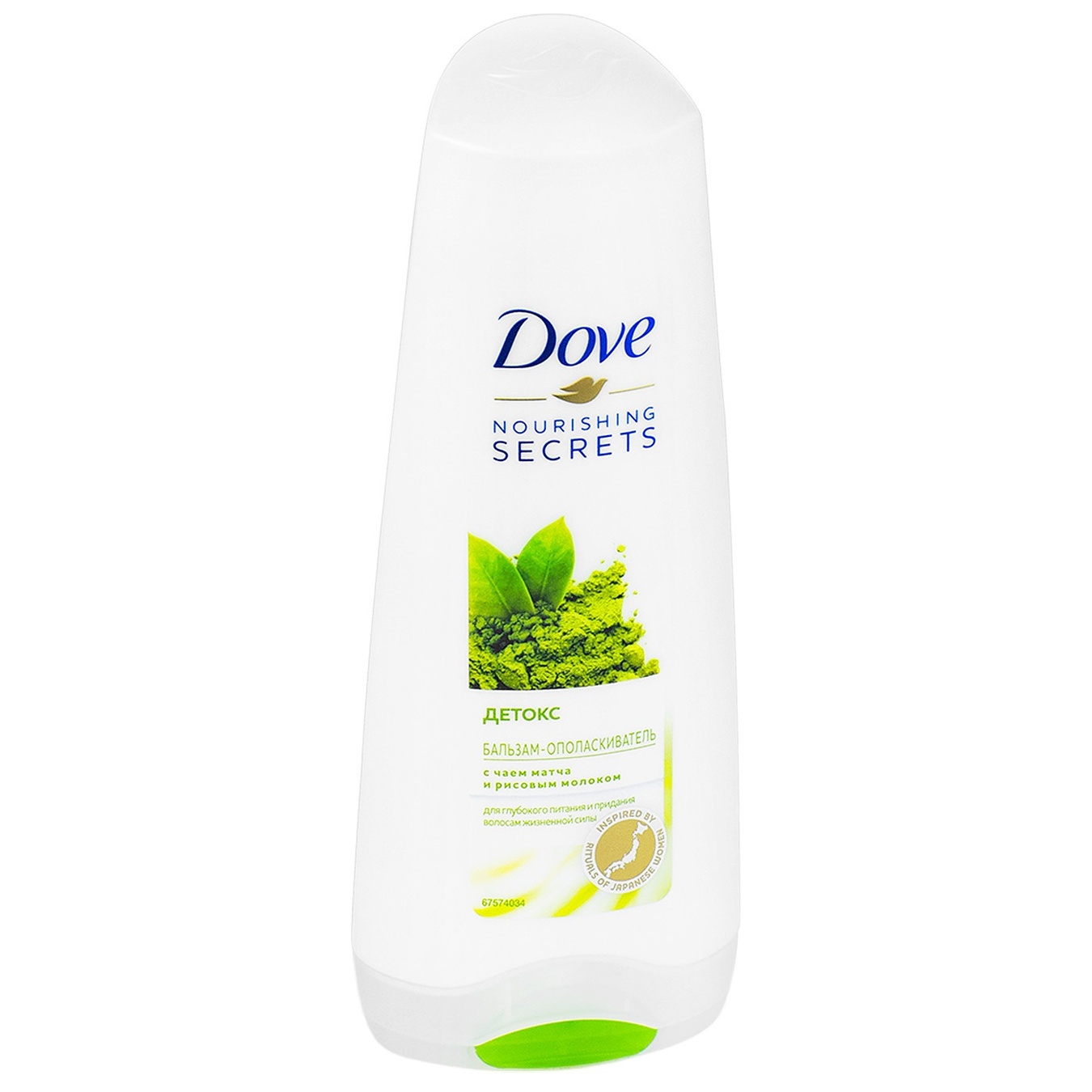 

Бальзам-ополаскиватель Dove Detox Ritual с чаем матча и рисовым молоком 350мл