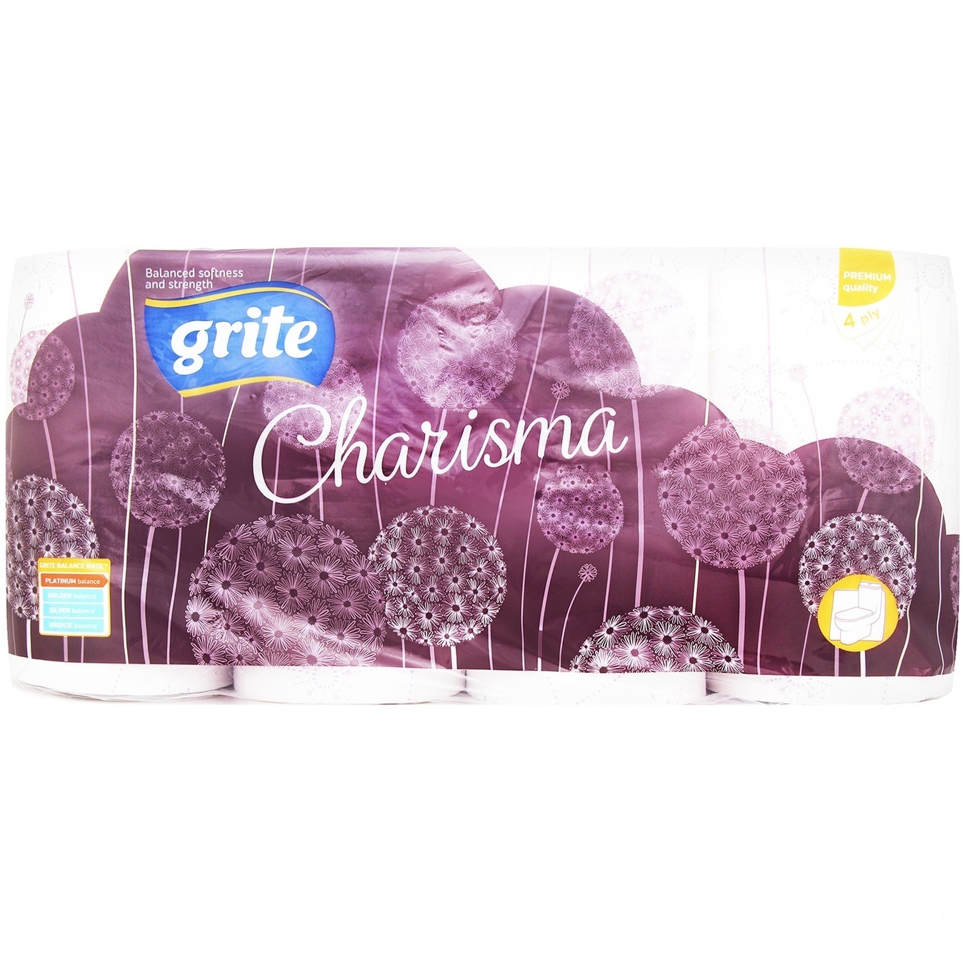

Бумага туалетная Grite Charisma 8 шт/уп