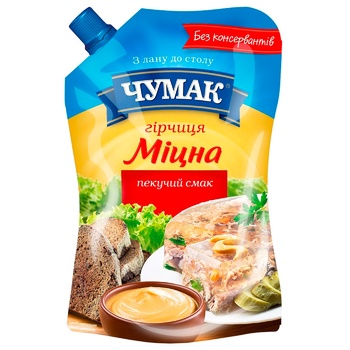 Гірчиця Чумак Міцна 120г