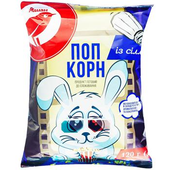 Auchan Prepared Popcorn with Salt 120g