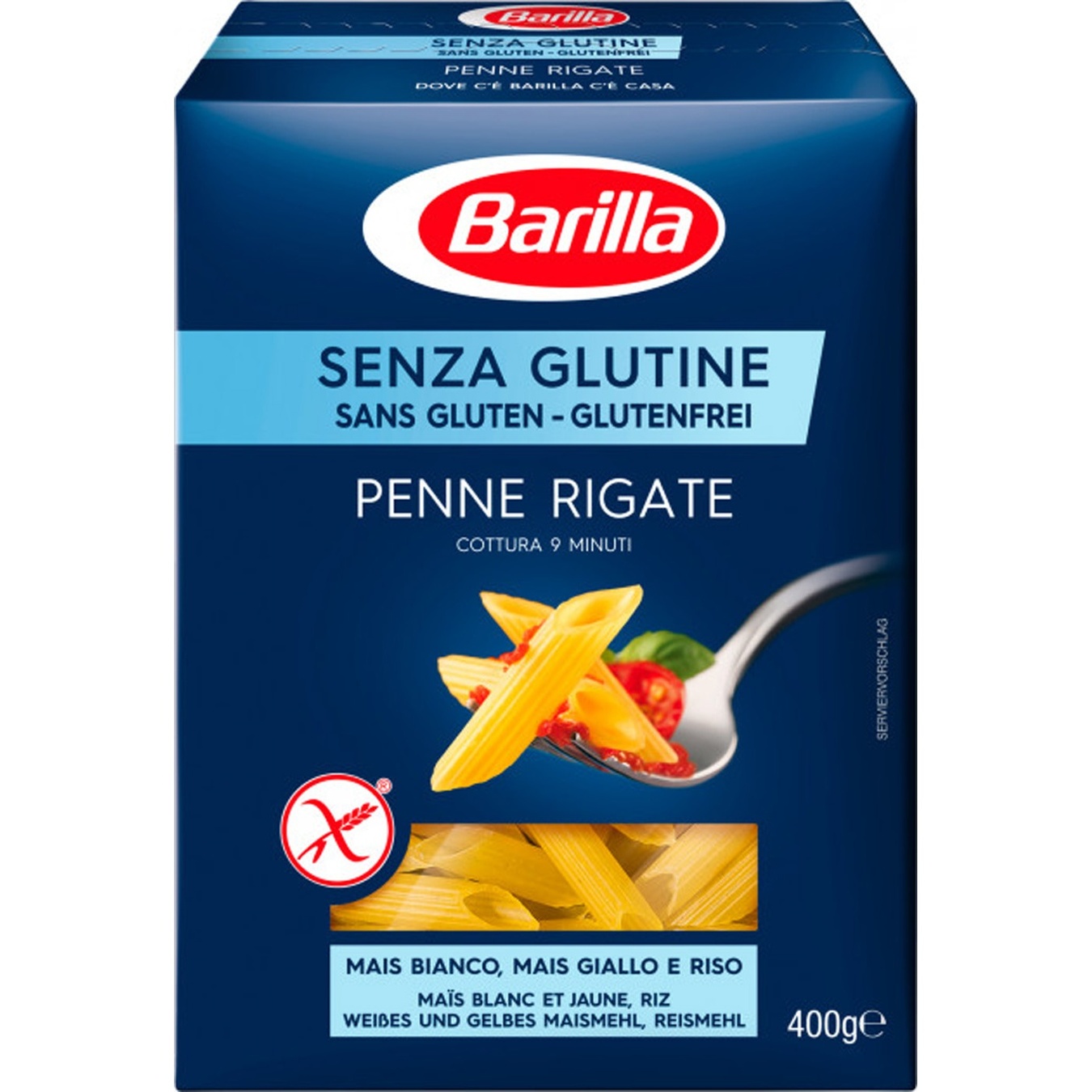 

Макаронные изделия Barilla Penne Rigate Senza Glutine 400г