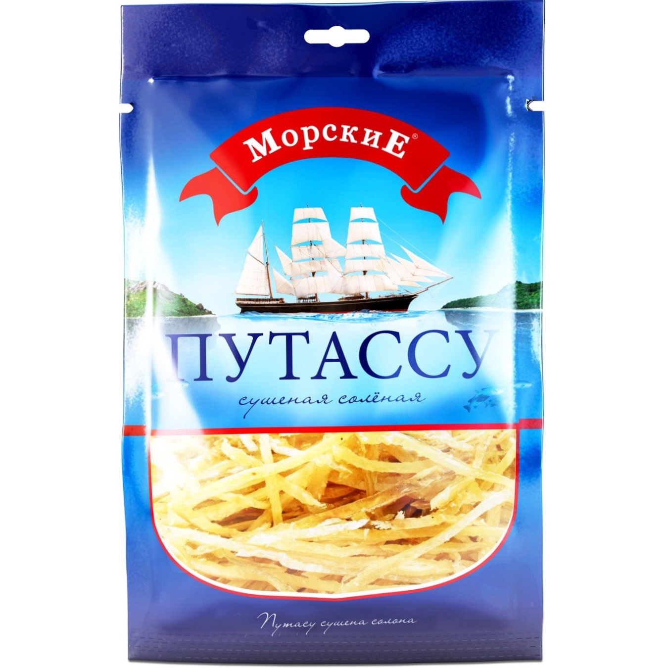 

Тунец Морские серебристый солено-сушеный 36г Украина
