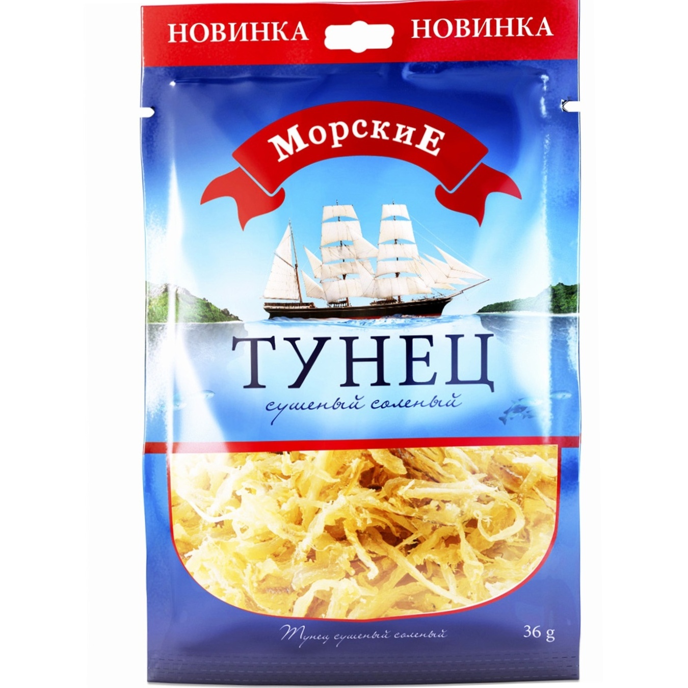 

Тунец Морские сушеный соленый 36г