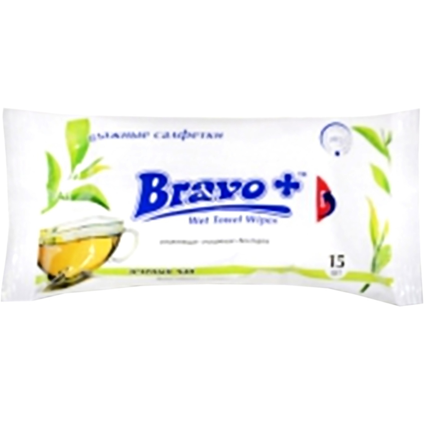 

Салфетки влажные Bravo Морская свежесть 15шт