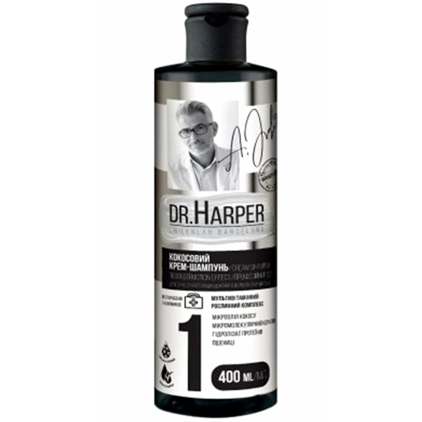 

Крем-шампунь Dr.Harper FCIQ Reconstruction Effect кокосовый 400мл